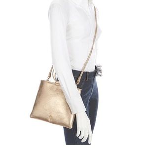 Thacker Le Pouch Metallic Ring Crossbody Bag